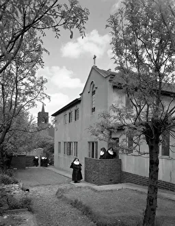Sisters of Mercy Convent, Denaby Main, South Yorkshire, 1961. Artist: Michael Walters Sisters of Mercy Convent, Denaby Main, South Yorkshire, 1961. Artist: Michael Walters