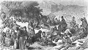 Panoramic Photography Gallery: A Sketch on the Downs, 1872. Creator: Gustave Doré
