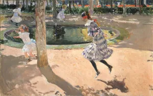 Joaquín 1863 1923 Gallery: Skipping rope. La Granja, 1907