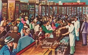 Postcard Gallery: Sloppy Joes Bar, Havana, Cuba, 1951