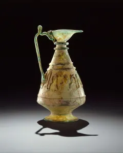 Small Glass Ewer, Iran, 11th century. Creator: Unknown Small Glass Ewer, Iran, 11th century. Creator: Unknown