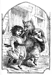 Edward Henry Wehnert's Snow-White and Rose-Red Print, 1901