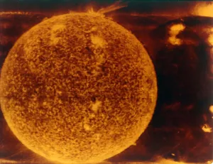 Solar eruption, 10 June 10 1973. Creator: NASA Solar eruption, 10 June 10 1973. Creator: NASA