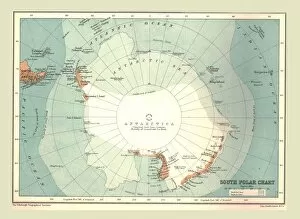 Maps Gallery: South Polar Chart, 1902. Creator: Unknown