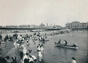 Paddling Gallery: Southport - The Pier and the South Lake, 1895