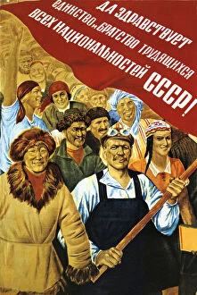 Images Dated 22nd November 2005: Soviet political poster, 1934