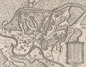 Speculum Romanae Magnificentiae: Ancient Rome, and its Hills, from the West, 1582., 1582 Speculum Romanae Magnificentiae: Ancient Rome, and its Hills, from the West, 1582., 1582