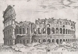 Speculum Romanae Magnificentiae: The Coloseum, 16th century., 16th century. Creator: Anon Speculum Romanae Magnificentiae: The Coloseum, 16th century., 16th century. Creator: Anon