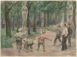 Sporting competition in the Imperial Gardens: Petrograd, July 1921 (from the series Sporting competition in the Imperial Gardens: Petrograd, July 1921 (from the series