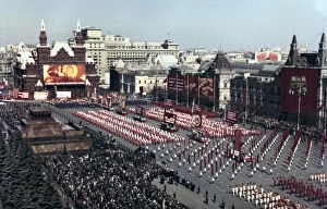 Images Dated 22nd November 2005: Sports Parade, Red Square, Moscow, 1972