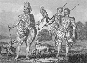 A Sportsman of the 16th Century, (c1798). Creator: Unknown A Sportsman of the 16th Century, (c1798). Creator: Unknown