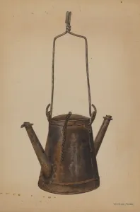 Two Spouted Torch, c. 1942. Creator: William Frank Two Spouted Torch, c. 1942. Creator: William Frank