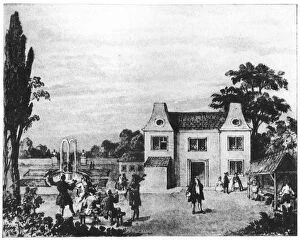 Images Dated 6th October 2009: Spring gardens, site of Lowndes Square, London, c late 18th century (1907)