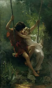Springtime, 1873. Creator: Pierre Auguste Cot Springtime, 1873. Creator: Pierre Auguste Cot