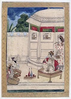Images Dated 23rd January 2007: Sri Raga, Ragamala Album, School of Rajasthan, 19th century