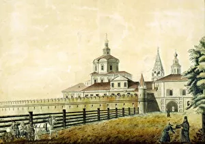 Images Dated 13th January 2011: The St. Andronik Monastery in Moscow, 1780s