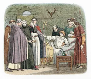 St Anselm reluctantly accepting the Archbishopric of Canterbury, 1093 (1864) St Anselm reluctantly accepting the Archbishopric of Canterbury, 1093 (1864)