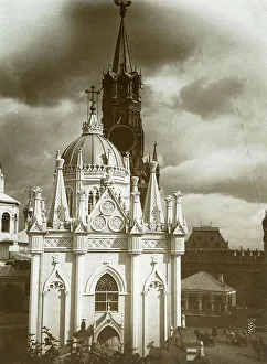 The St Catherine Church of the Ascension Convent in the Kremlin, Moscow, Russia The St Catherine Church of the Ascension Convent in the Kremlin, Moscow, Russia