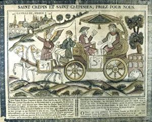 St Crispin and St Crispinian, Christian martyrs, 19th century St Crispin and St Crispinian, Christian martyrs, 19th century