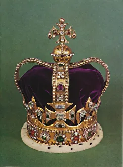 St. Edwards Crown with which the Sovereign is crowned, 1953 St. Edwards Crown with which the Sovereign is crowned, 1953