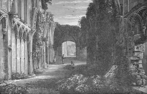 St. Josephs Chapel, Interior, Looking East, Glastonbury Abbey, c1880, (1897). Artist: Alexander Francis Lydon St. Josephs Chapel, Interior, Looking East, Glastonbury Abbey, c1880, (1897). Artist: Alexander Francis Lydon