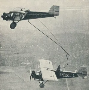 Record Breaking Flight Prints: The St Louis Robin refuelling, c1929 (c1937)
