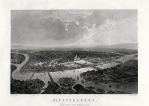 St Petersburg, Russia, 19th century. Artist: S Bradshaw St Petersburg, Russia, 19th century. Artist: S Bradshaw