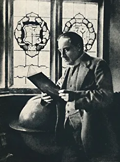 Stanley Baldwin in the Gallery at Chequers, c1925 Stanley Baldwin in the Gallery at Chequers, c1925