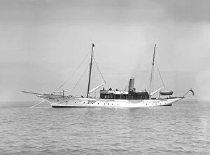 The Great Days of Yachting Gallery: The steam yacht Westoe, 1911. Creator: Kirk & Sons of Cowes