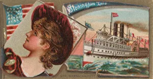 Steamship Narragansett, Stonington Line, from the Ocean and River Steamers series (N83 Steamship Narragansett, Stonington Line, from the Ocean and River Steamers series (N83