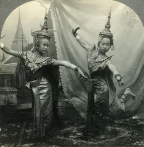 To Strange Music Glittering Little Figures Like These Dance in Temples and Palaces in Siam To Strange Music Glittering Little Figures Like These Dance in Temples and Palaces in Siam