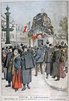 Strasbourg statue, Place de la Concorde, Paris, 1904 Strasbourg statue, Place de la Concorde, Paris, 1904