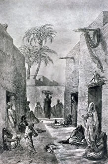 Images Dated 31st January 2007: A Street of Almees (Egyptian dancing girls), Egypt, 1872. Artist: Alfred-Henri Darjou