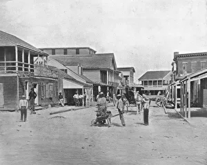 Street in Key West, Florida, USA, c1900. Creator: Unknown Street in Key West, Florida, USA, c1900. Creator: Unknown