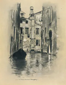 Street in Venice, 1903. Artist: Mortimer L Menpes Street in Venice, 1903. Artist: Mortimer L Menpes