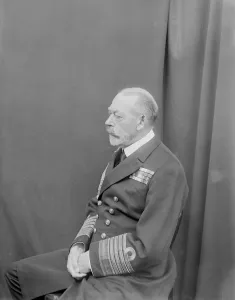 The Great Days of Yachting Gallery: Studio portrait of George V taken aboard HMY Victoria and Albert, c1935. Creator