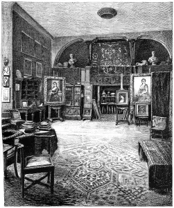 The studio of Sir Frederic Leighton, c1880-1882 The studio of Sir Frederic Leighton, c1880-1882