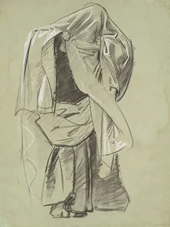 Study for 'Frieze of Prophets', 1890-1892. Creator: John Singer Sargent Study for 'Frieze of Prophets', 1890-1892. Creator: John Singer Sargent