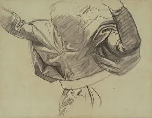 Study for 'Handmaid of the Lord', 1903-1916. Creator: John Singer Sargent Study for 'Handmaid of the Lord', 1903-1916. Creator: John Singer Sargent