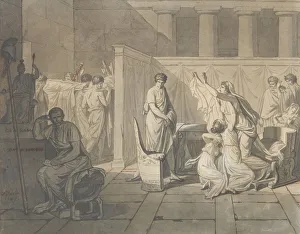 Study for The Lictors Bringing Brutus the Bodies of his Sons, 1787 Study for The Lictors Bringing Brutus the Bodies of his Sons, 1787