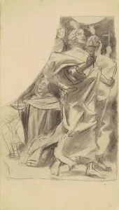 Study for 'Triumph of Religion', c. 1903-1916. Creator: John Singer Sargent Study for 'Triumph of Religion', c. 1903-1916. Creator: John Singer Sargent
