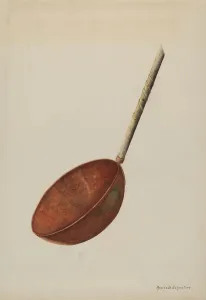Sugar Dipper, c. 1938. Creator: Annie B Johnston Sugar Dipper, c. 1938. Creator: Annie B Johnston