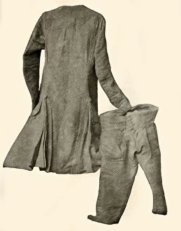 Livingston Collection: A suit of velvet, worn by Robert Livingston of Clermont Manor, New York, c1740, (1937)