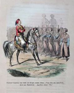 Suleiman Pasha, 1847. Artist: Jean Adolphe Beauce Suleiman Pasha, 1847. Artist: Jean Adolphe Beauce