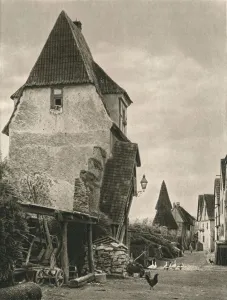Sulzfeld a. Main - Town Wall, 1931. Artist: Kurt Hielscher Sulzfeld a. Main - Town Wall, 1931. Artist: Kurt Hielscher
