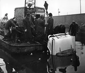 Sunbeam Rapier car accident, Kilnhurst, South Yorkshire, 1964. Artist: Michael Walters Sunbeam Rapier car accident, Kilnhurst, South Yorkshire, 1964. Artist: Michael Walters