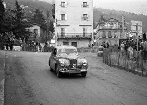 Monte Carlo Gallery: Sunbeam Talbot 90, Stirling Moss, 1954 Monte Carlo rally. Creator: Unknown