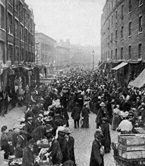 Print Collector12 Gallery: Sunday market, Wentworth Street, East London, c1930s