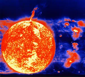 Sunspots and solar prominences, 1973 Sunspots and solar prominences, 1973
