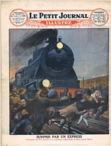 Surpris Par Un Express, 1929. Creator: Unknown Surpris Par Un Express, 1929. Creator: Unknown